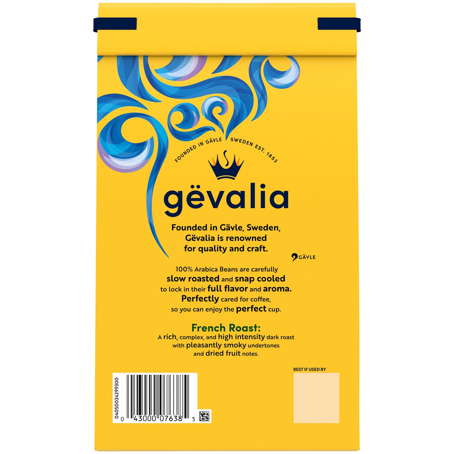 Gevalia French Roast Dark Roast Ground Coffee, 20 oz Bag