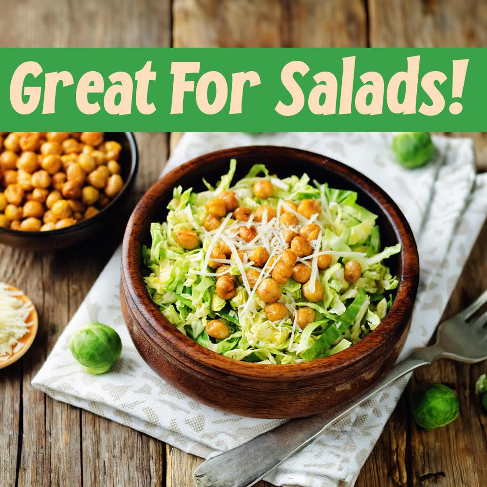 Sincerely Nuts Roasted and Unsalted Chickpeas (3 LB) Plant-Based Protein-Garbanzo Beans-Great Snack or Side Dish Alternative-Veg