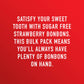 Swiss Imports Sugar Free Bonbons Hard Candy Drops, Strawberry, 100 Individually Wrapped Pieces, 250G/8.8Oz