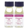 Lorann Cinnamon Oil Ss Flavor, 1 Dram Bottle (.0125 Fl Oz - 3.7Ml) 2 Pack