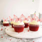 Gyufise 72Pcs Edible Butterfly Cupcake Toppers & Decorations For Butterfly Theme Baby Shower & Kids Birthday Party Cake Supplies