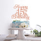 Unoggsor Rose Gold Glitter Happy 15Th Birthday Cake Topper - Hello 15, Cheers To 15 Years, 15 & Fabulous, 15Th Birthday/Annivers