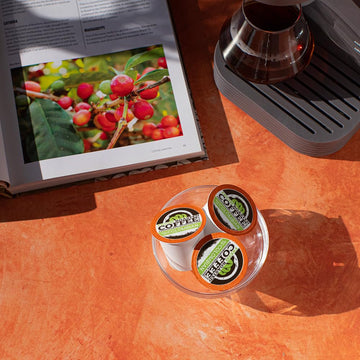 Fresh Roasted Coffee Swiss Water Half-Caf Colombian K-Cup Compatible 24 Pods