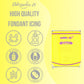 Dekozauber24 Fondant Icing, Gluten Free, Vanilla Flavor, 8.8 oz, Yellow for Cakes and Figurines