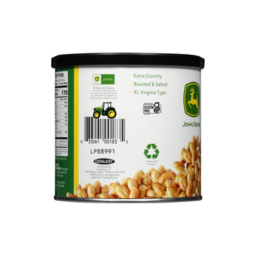 Cackalacky John Deere Salted Peanuts, Roasted & Salted, Gluten Free, 11 Ounce