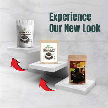 True Organic Ceylon Black Peppercorns Whole, USDA & Kosher Certified, Gluten-Free, 16 Oz, Non-GMO, Perfect for Grinder Refill