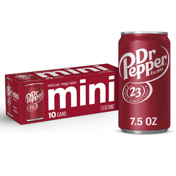 DR PEPPER - MINI CANS, 7.5 OZ, 10 PK