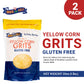 Dixie Lily Yellow Corn Grits - Enriched With Iron, Niacin, Thiamine, Riboflavin - Classic Southern Taste - Certified Non-GMO - 2