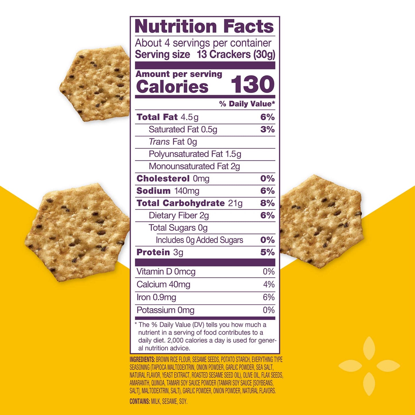 Crunchmaster Multi-Seed Gluten-Free Ultimate Everything, 4 Ounce Bags (Pack of 12)