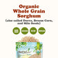 Food To Live Organic Whole Grain Sorghum, 6 Pounds – Non-Gmo White Groats. Raw Milo Seeds. Vegan, Bulk Broom-Corn. Durra Is Great For Making Flour And Popped Jowar Dhani