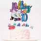 Winpogee 7Pcs Rolling Into 10 Theme Cake Toppers Sets Roller Skate Happy 10Th Birthday Themed Set Cake Decoration Girls Club Rol