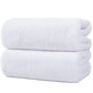 Polyte Quick Dry Lint Free Microfiber Bath Sheet, 35 X 70 In, Pack Of 2 (White)