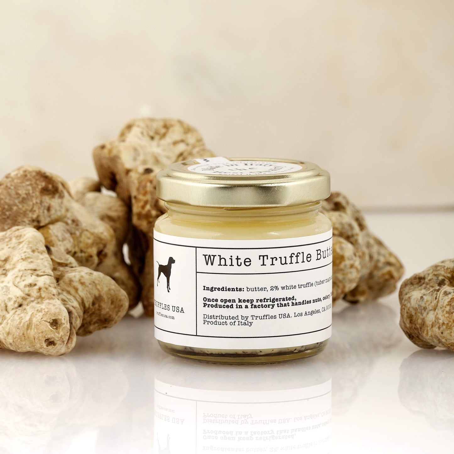 TRUFFLES USA White Truffle Butter, 2.82 oz - Authentic Italian Truffle Butter from Family-Owned Farms