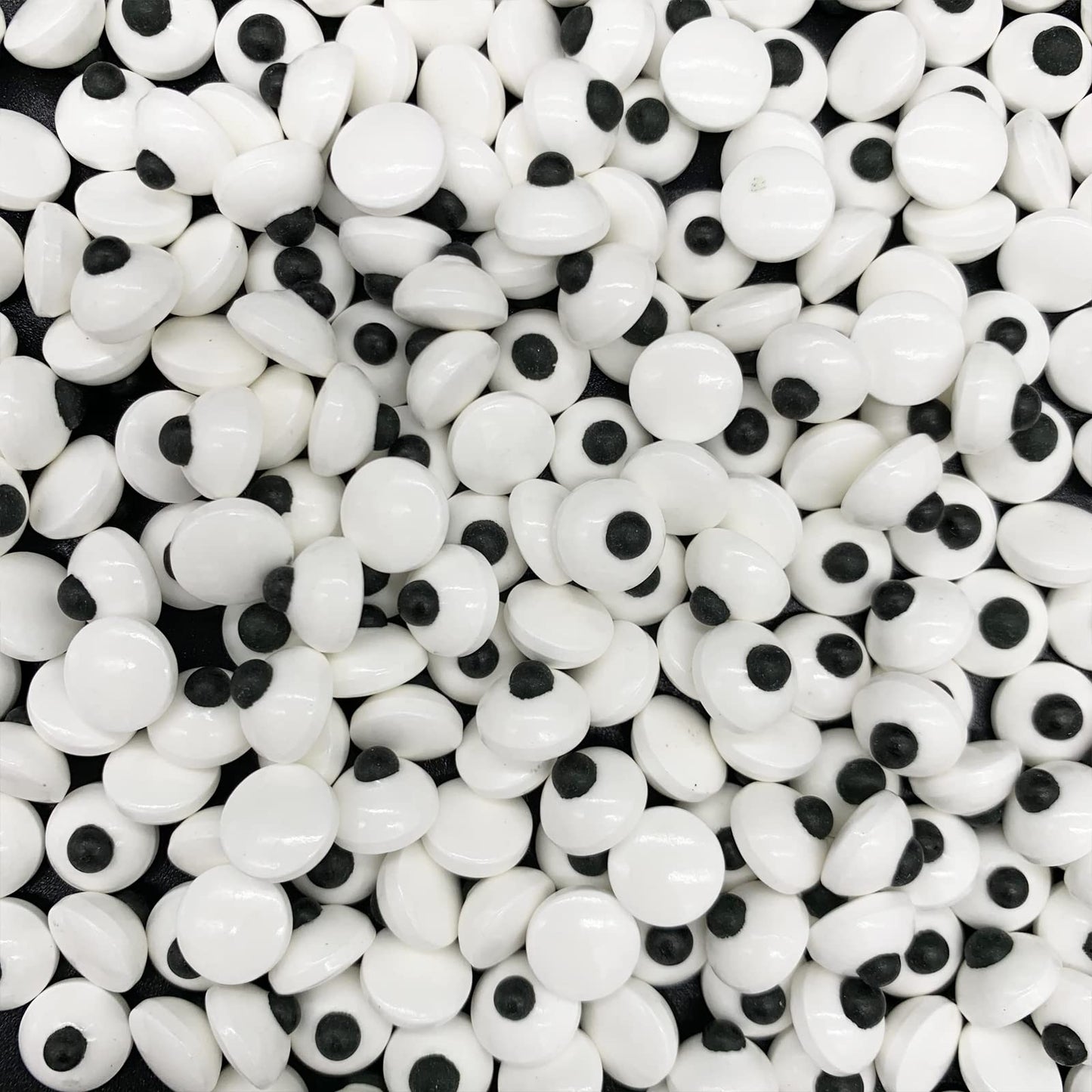 Weraru Small Candy Eyeballs Eye Ball Sweets Cake Cupcake Toppers Cookie Dessert Sprinkles Decorations Birthday Party Supplies 4.