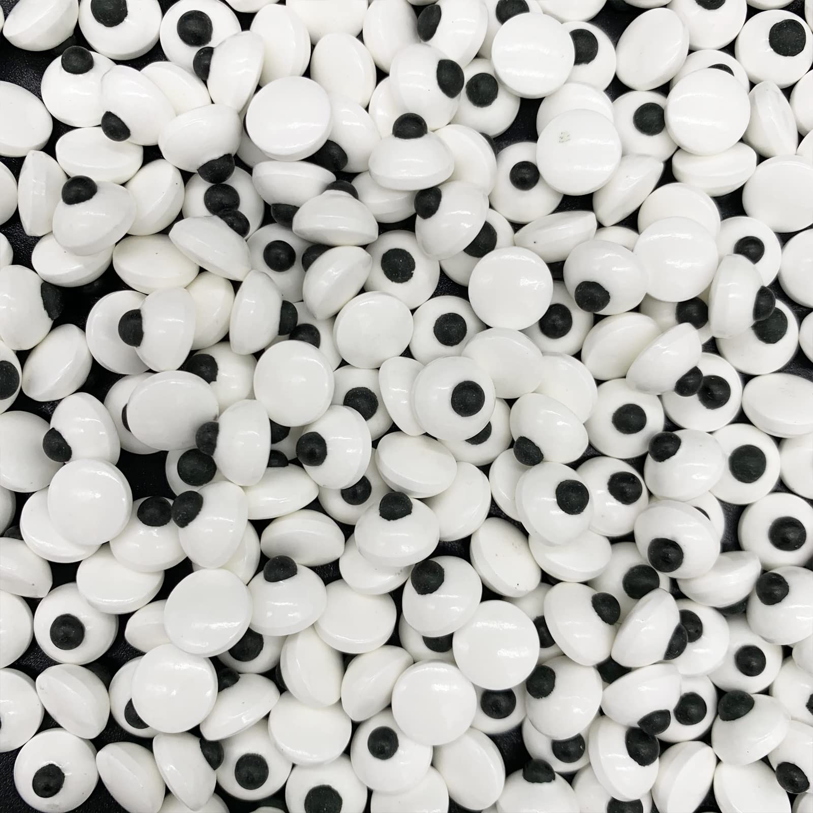 Weraru Small Candy Eyeballs Eye Ball Sweets Cake Cupcake Toppers Cookie Dessert Sprinkles Decorations Birthday Party Supplies 4.