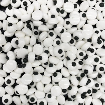 Weraru Small Candy Eyeballs Eye Ball Sweets Cake Cupcake Toppers Cookie Dessert Sprinkles Decorations Birthday Party Supplies 4.