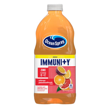 Ocean Spray Immunity Citrus Passionfruit Flavored Juice Drink, 50.7 Fl Oz Bottle (Pack of 1)