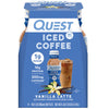 Quest Nutrition Iced Coffee Vanilla Latte, 10g Protein, 90 Calories, 200mg Caffeine, 2.5 Fl Oz, Pack of 4