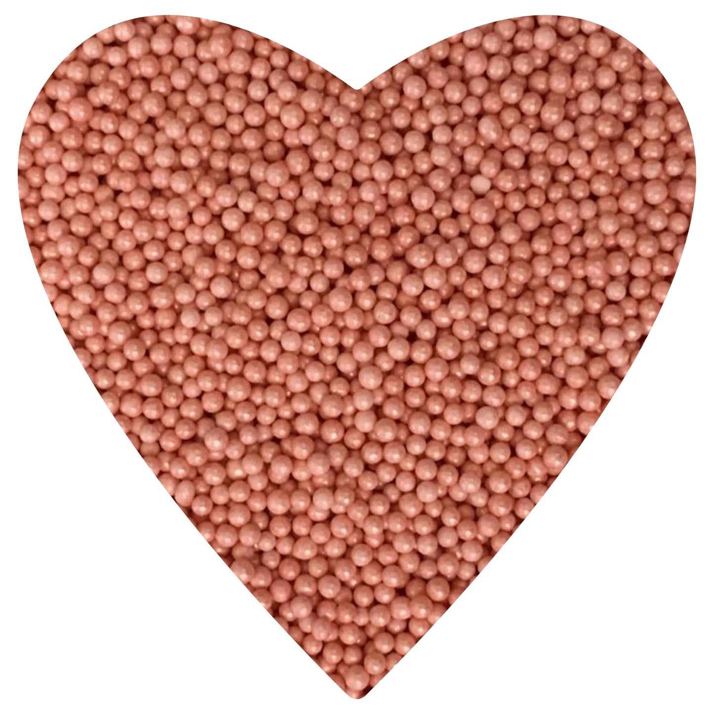 Cool Mom Sprinkles Rose Gold Nonpareils Sprinkles, 4 oz., Gluten-Free, for Cakes, Cupcakes, Cookies & Desserts