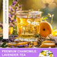 TeeLux Chamomile Lavender Tea Bags - Caffeine Free Herbal Tea, Soothing Aroma, 100 Count