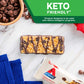 Atkins Chocolate Chip Granola Protein Meal Bar, High Fiber, 17g Protein, 1g Sugar, 3g Net Carbs, Meal Replacement, Keto Friendly