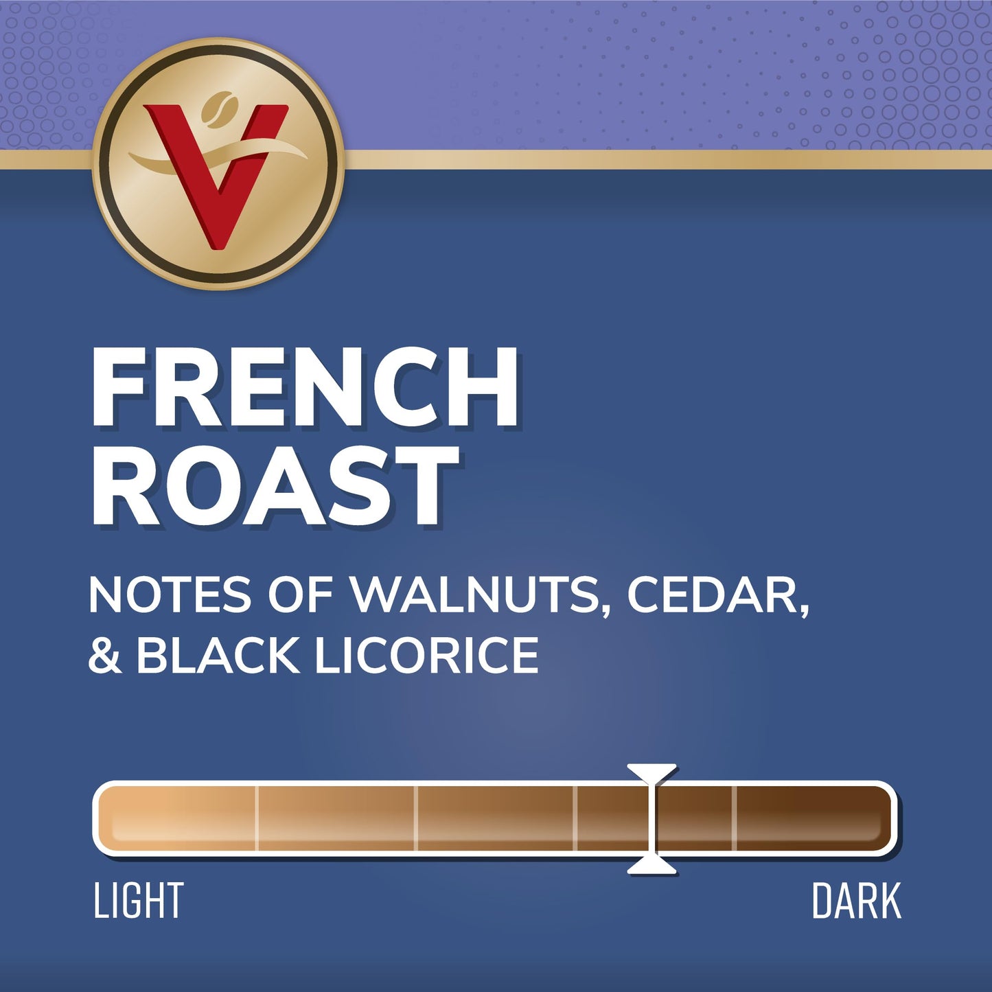 Victor Allens Coffee French Roast Dark Roast Pods, 42 Count, Compatible with Keurig K-Cup malt-inspired, Brown