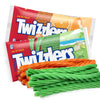 Cream Filled Licorice Candy Twists Full Size - Orange Pop & Key Lime Pie Candy Flavored Sticks Soft and Chewy Sweets For Party F