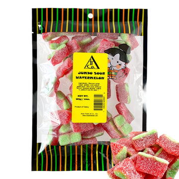 Jumbo Watermelon Gummy Candy 10 Oz - Sweet And Delicious Candy Snack - Perfect Size Bag For Sharing With Friends - Bite Size Pie