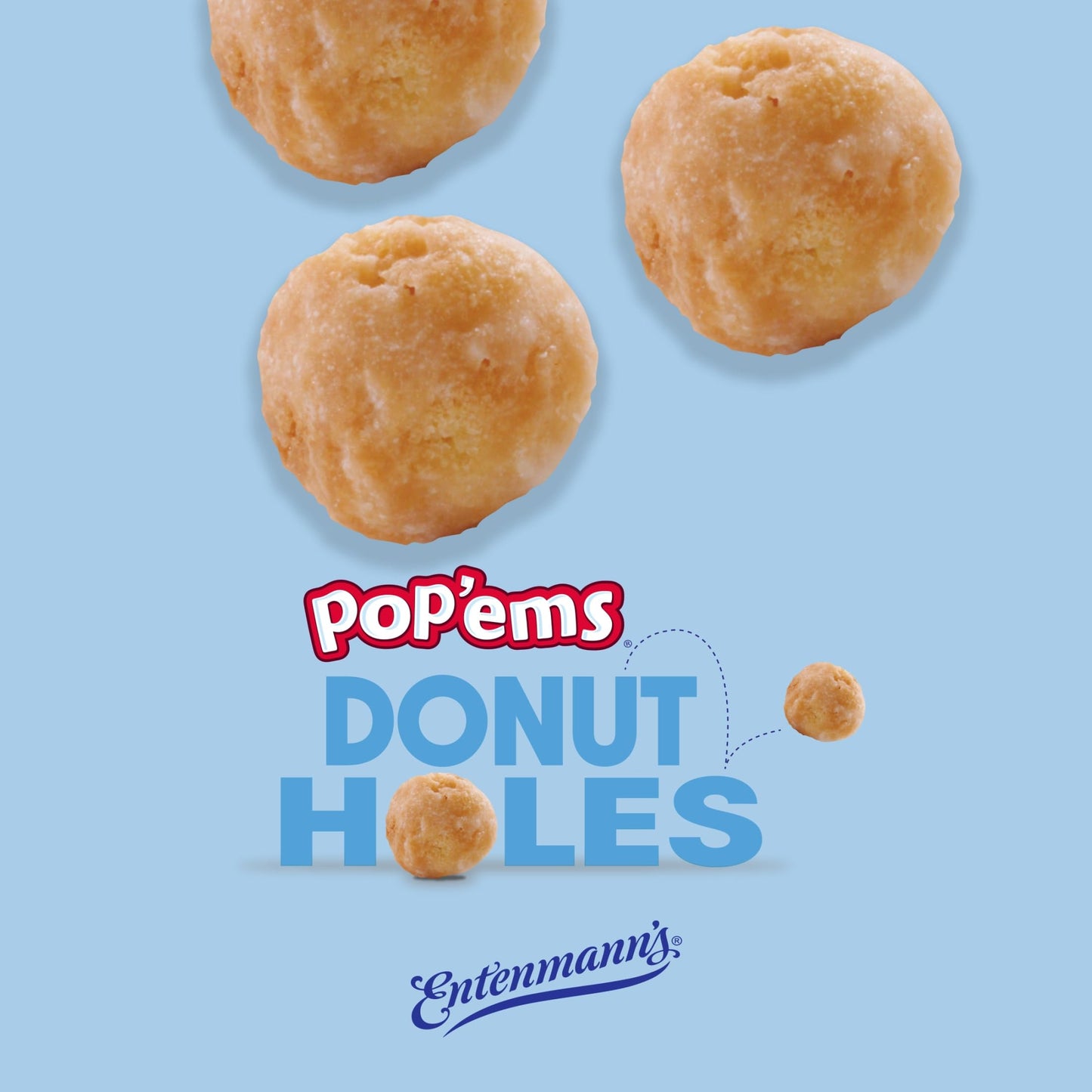 Entenmanns Popems Glazed Donut Holes, 15 oz