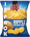 Uncle Rays Ripple Potato Chips 1.5 oz (Pack of 12) | Thick Cut Ridged Chips | Extra Crunchy & Perfect for Dipping | Individual S