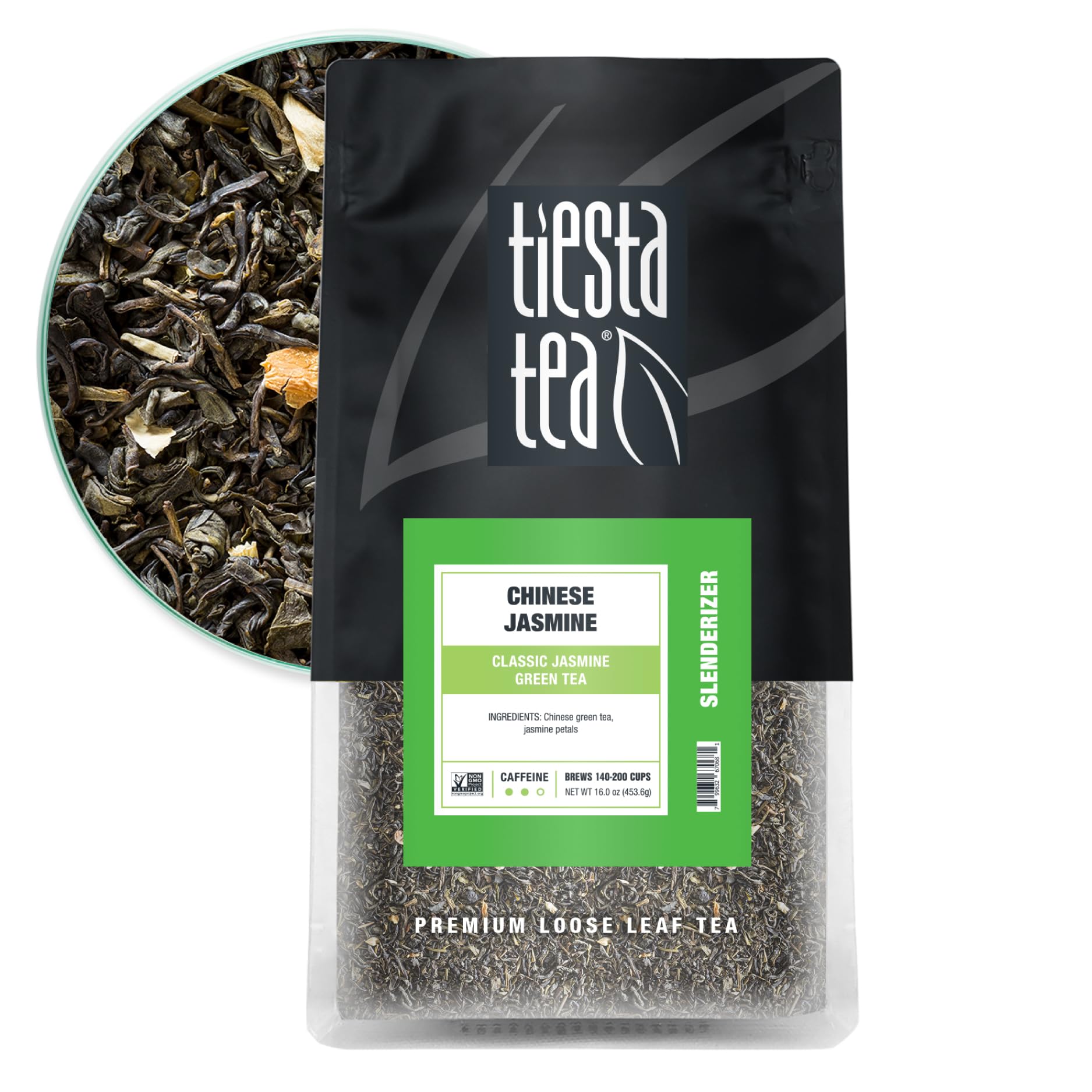 Tiesta Tea - Chinese Jasmine | Classic Jasmine Green Tea | Premium Loose Leaf Tea Blend | Medium Caffeinated Green Tea | Make Ho