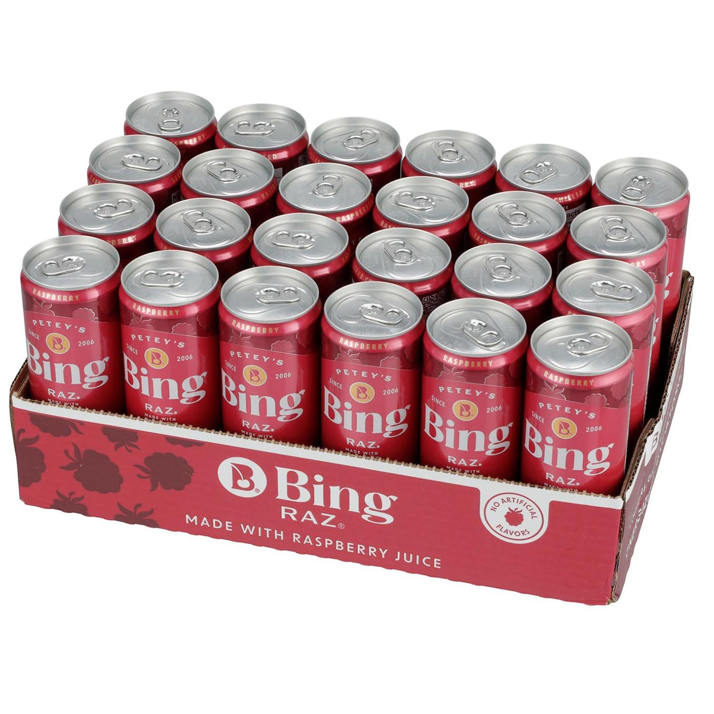 Bing Beverage Company Bing Raz, 12 Fl Oz (Pack Of 24)