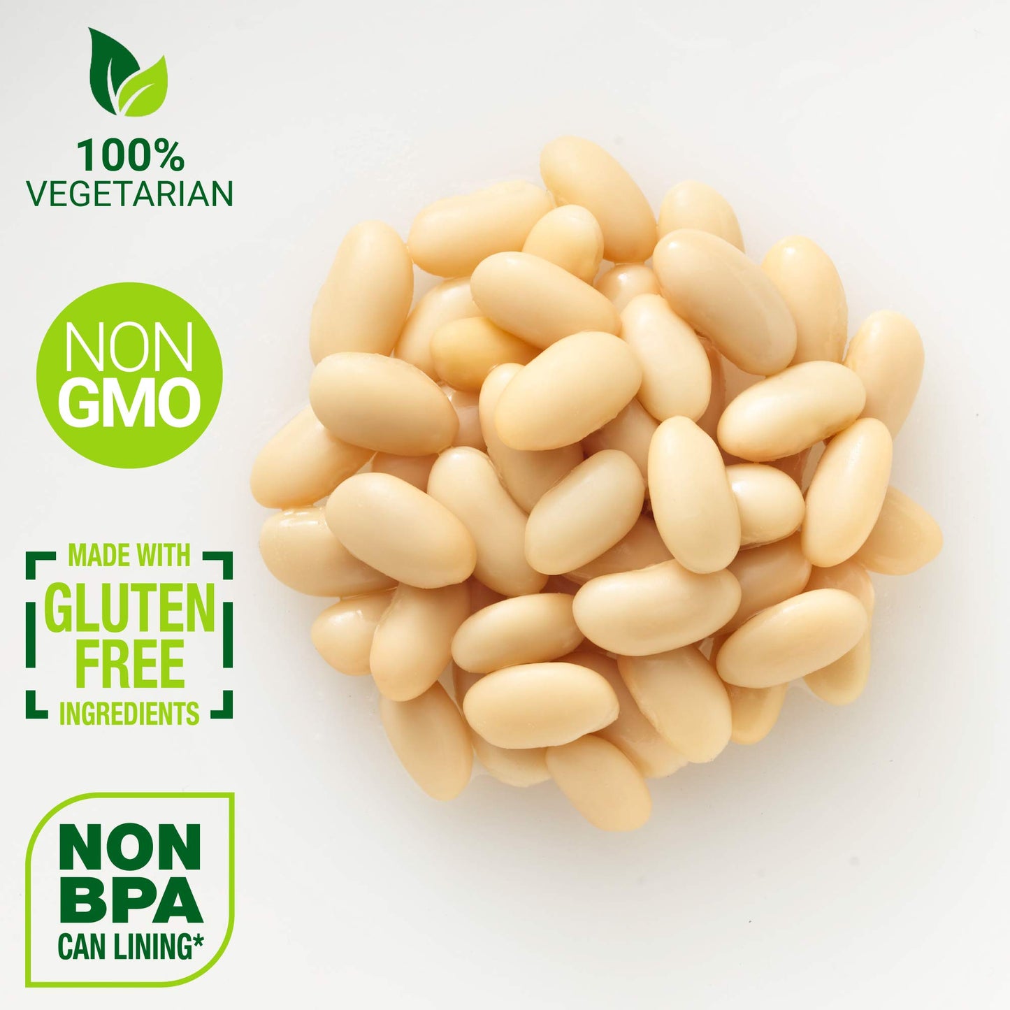 S & W Cannellini Beans (12 Pack), Vegan, Non-Gmo, Natural Gluten-Free Bean, Sourced And Packaged In The Usa (15 Ounce Can)