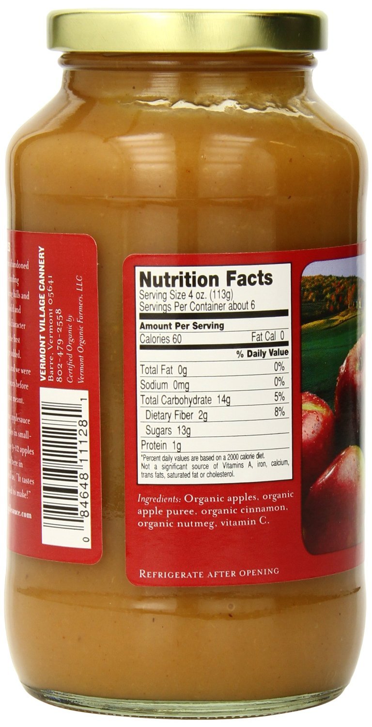 Organic Cinnamon Apple Sauce 24 Ounces (Case Of 6)