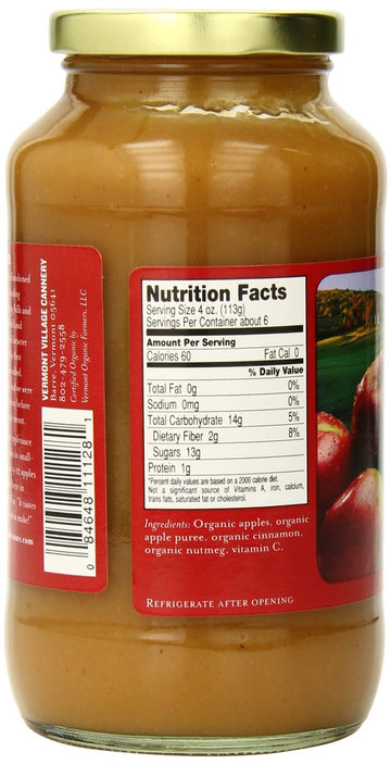 Organic Cinnamon Apple Sauce 24 Ounces (Case Of 6)