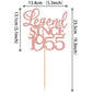 Rssta i Glitter Cake Topper, Seventy Cheers to 70 Years, Rose Gold, Model XM310-1953, Perfect for 70th Birthday and Anniversary Celebrations