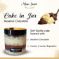 Gourmet Cake in a Jar - Hazelnut Cake in Jar with Vanila Cake Layered with Hazelnut Chocolate Filling and Leche Brigadeiro - Bir