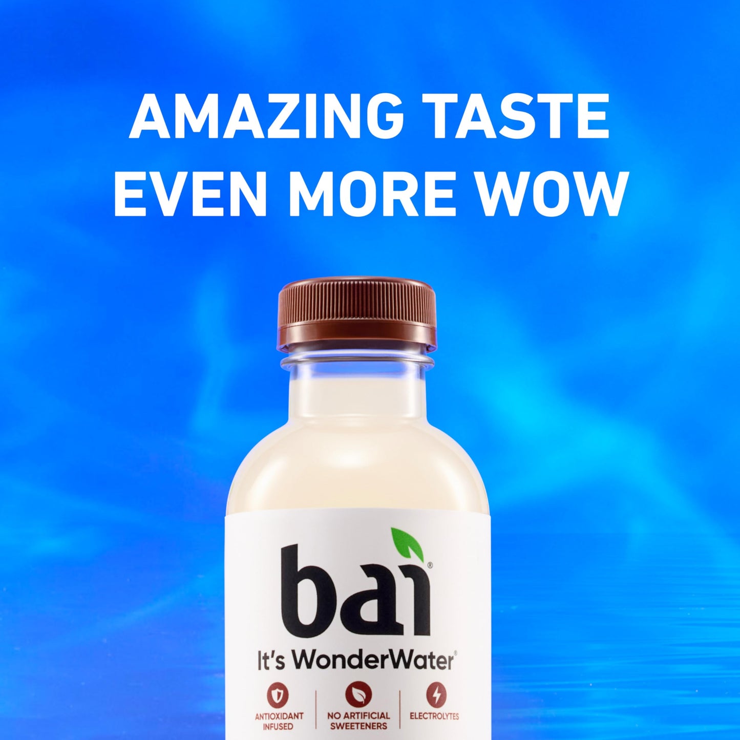 Bai Antioxidant Infused Water, Shala Coconut Strawberry, with Vitamin C, 18 Fl Oz Bottle, 12 Pack, No Artificial Sweeteners