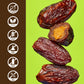 Realsy Almond Butter Filled Medjool Dates, Organic, Gluten-Free, Vegan, 10-Pack