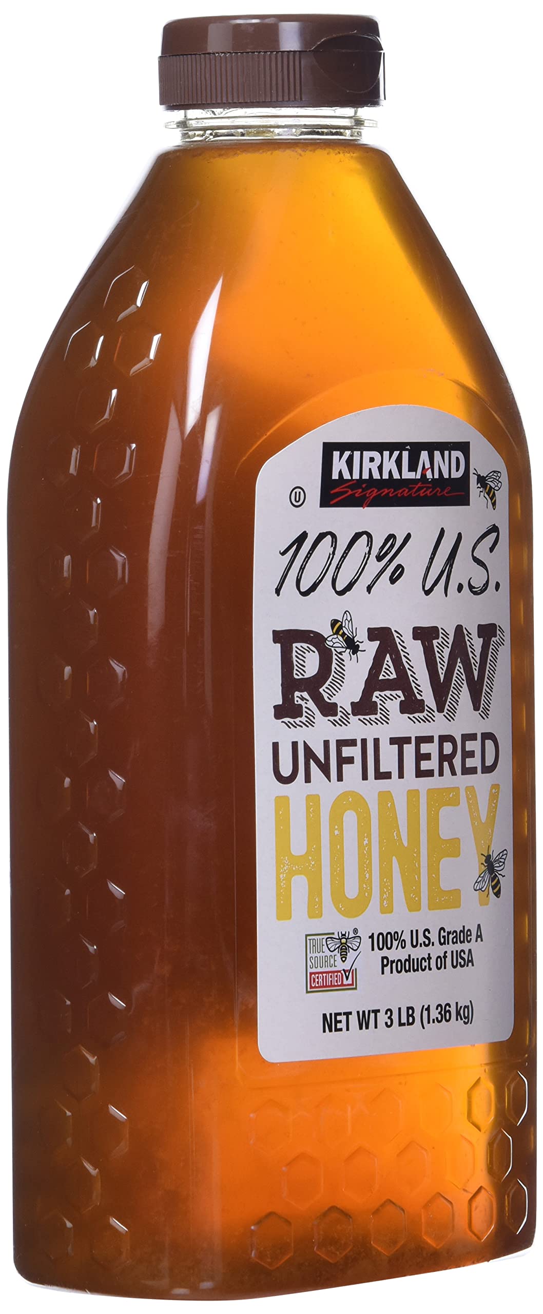 Kirkland Signature Kirkland Signature Raw Unfiltered Usa Honey (48 Oz/ 3 Lbs), 48 Oz(Pack Of 1)