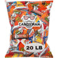 Candyman 20 Pound Gift Box Mix Of Chocolate, Individually Wrapped Assorted Bulk Candy Chocolates Variety Pack, Perfect For Holiday Candies, Chocolate Summer Candy Bulk