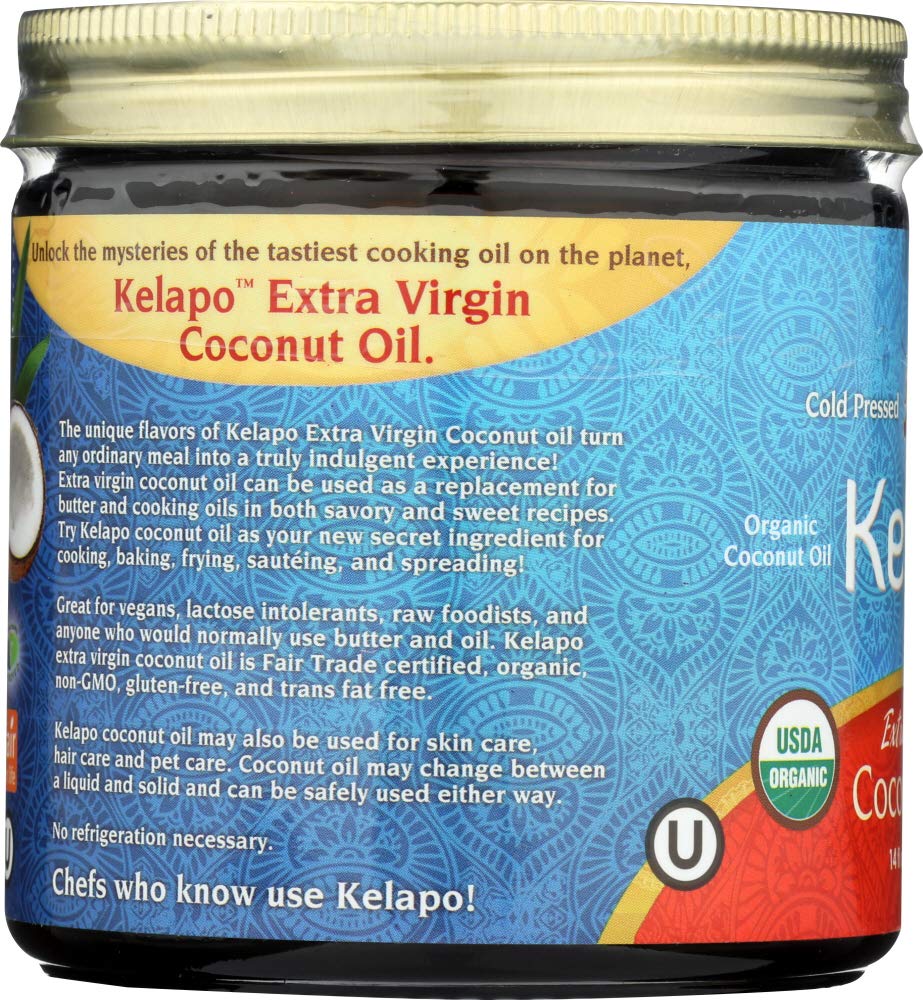 Kelapo Extra Virgin Coconut Oil, 14 Ounce (Pack Of 6)