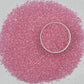 Senchanting Pink Sanding Sugar Sprinkles, Edible Crystal Pink Sanding Candy Sugar For Cake Decorating Wedding Party Baking Cupca