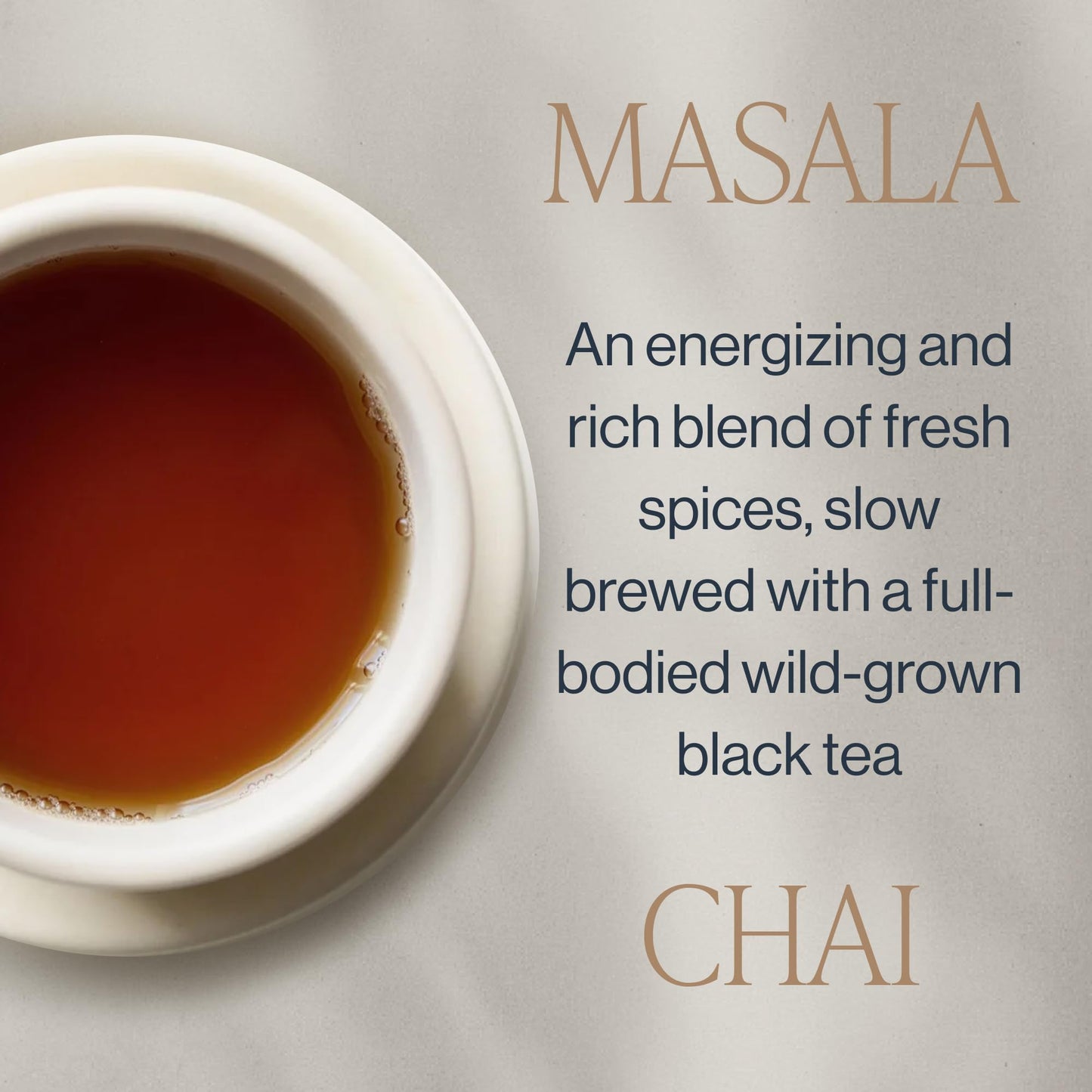 Rishi Tea Masala Chai Tea | Usda Organic Direct Trade Sachet Tea Bags, Certified Kosher Assam Black Tea Blend With Whole Spices,