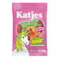 Katjes Plant Based Sour Gummy Candy 3 Pack - Passion Fruit, Orange, Lime, Raspberry & Black Currant Flavored Gummies - Palm Oil Free - No Animal Gelatin - No High Fructose Corn Syrup, 4.9Oz