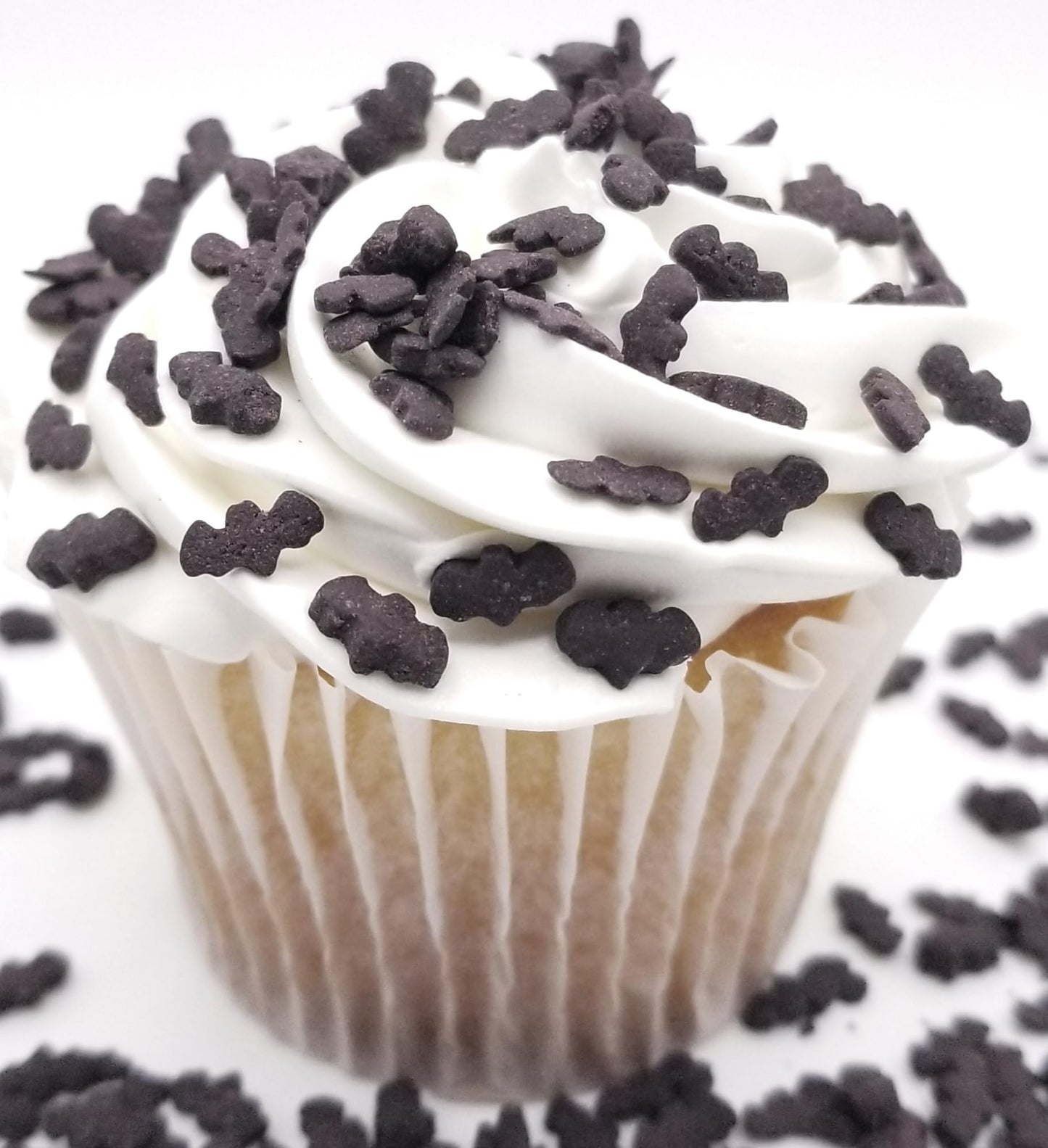Ncs Halloween Black Bat Edible Sprinkle, 8 Ounces - Great For Cupcakes, Cookies, Cakes, Cakes Pops