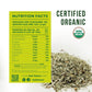 BALIBETOV Organic Unsmoked Yerba Mate Tea Bags - 100 Count  Traditional Cut  Clean Natural Energy  Gluten-Free & Vegan  Enjoy Hot or Cold