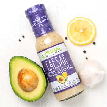 Primal Kitchen Ranch Dressing, Caesar Dressing, and Green Goddess Dressing & Marinade, Made with Avocado Oil, 8 Fluid Ounces, Va