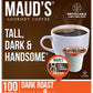 Maud'S Decaf Dark Roast Coffee Pods, 100 Ct | Decaffeinated Tall, Dark & Handsome Blend | 100% Arabica Dark Roast Coffee | Solar