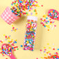 Edible Confetti Sprinkles For Cake Decorating, Round Sprinkles, Rainbow Sprinkles For Baking, Cupcakes, Ice Cream Topping, Waffl